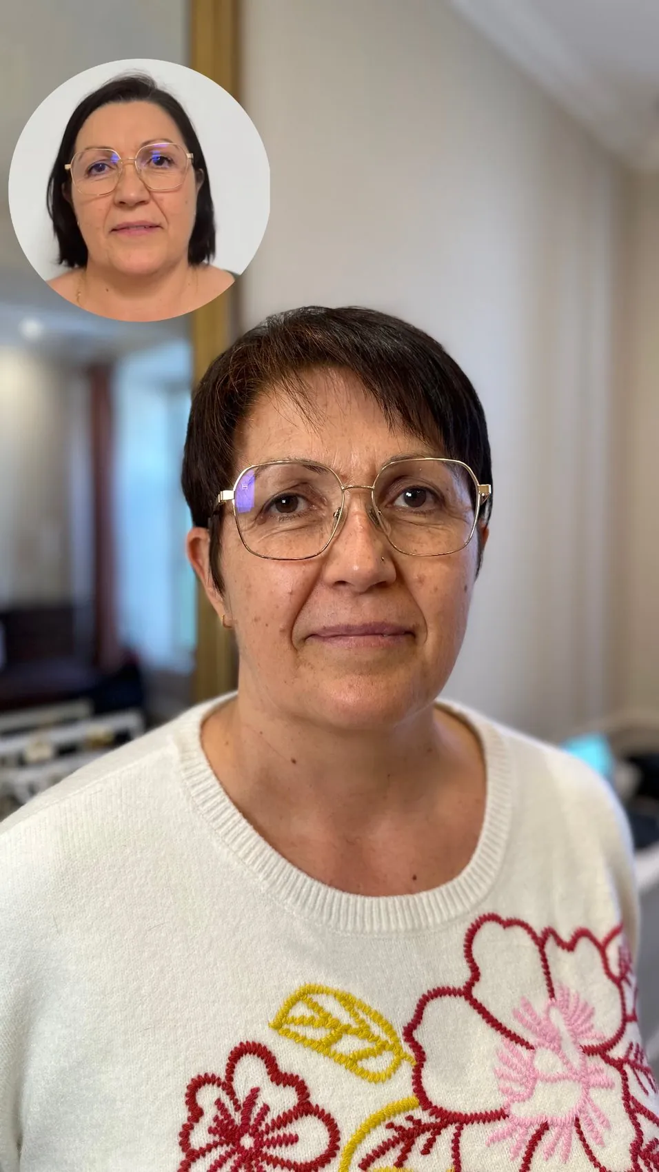 Morpho psycho coiffure : une cliente avant et après sa nouvelle coupe
